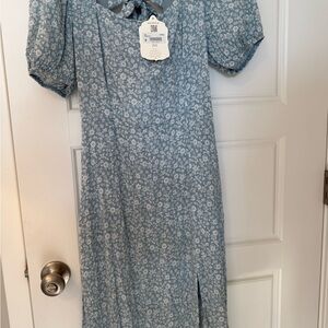 Altar'd State Blue Floral Dress